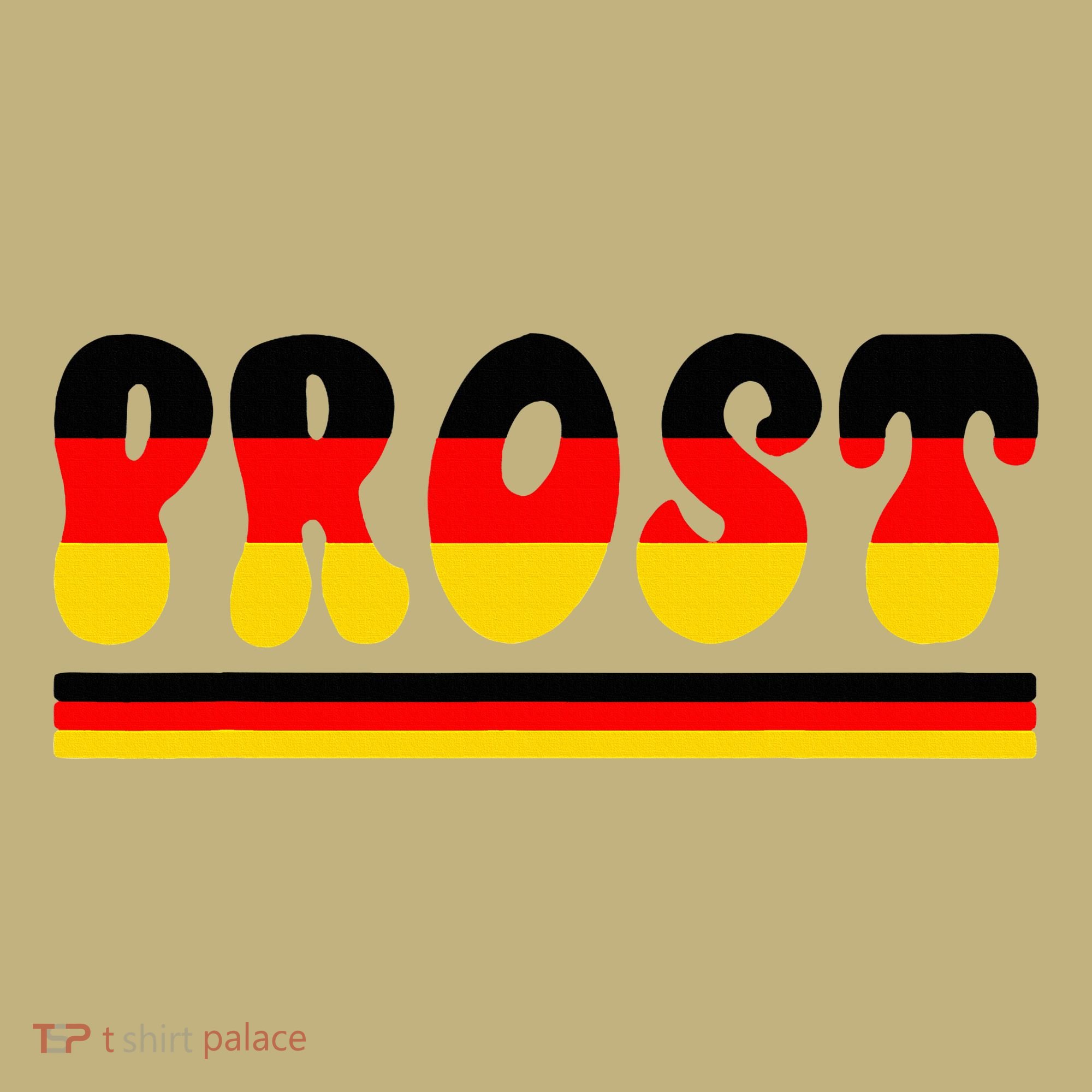 Retro Oktoberfest Squad German Flag Prost T-Shirt