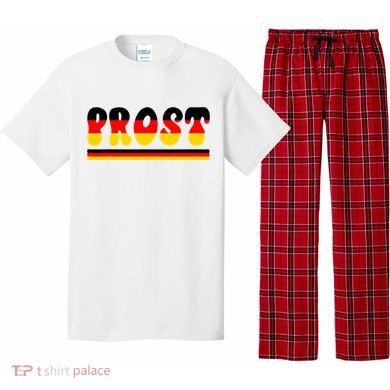 Retro Oktoberfest Squad German Flag Prost Pajama Set