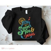Raised On Sweet Tea & Jesus Sweatshirt thumb 2