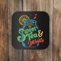 Raised On Sweet Tea & Jesus Coaster thumb 0