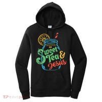 Raised On Sweet Tea & Jesus Women's Hoodie thumb 0
