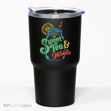 Raised On Sweet Tea & Jesus Tumbler