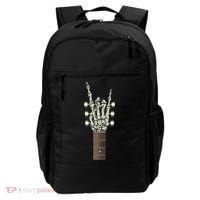 Rock On Skeleton Hand Guitar Rock & Roll Rock Band Backpack thumb 0