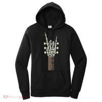 Rock On Skeleton Hand Guitar Rock & Roll Rock Band Women's Hoodie thumb 0