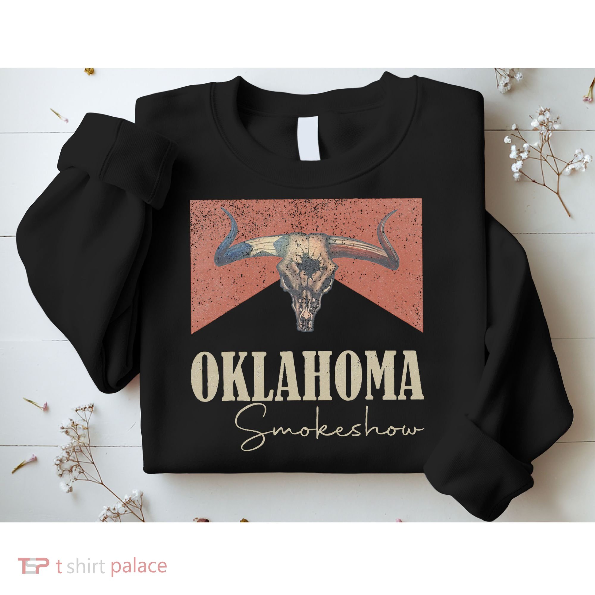 Retro Oklahoma Smokeshow Western Sweatshirt