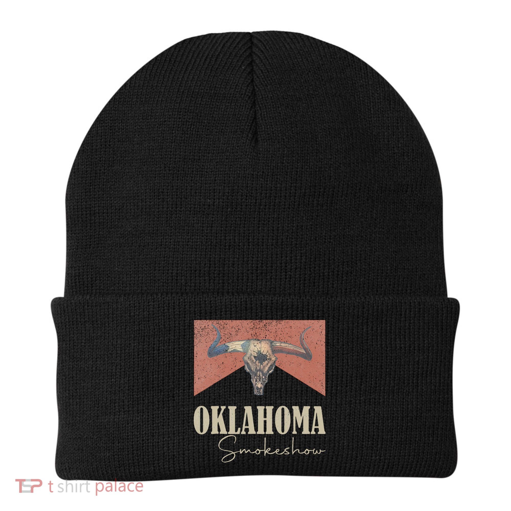 Retro Oklahoma Smokeshow Western Beanie