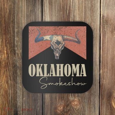 Retro Oklahoma Smokeshow Western Coaster