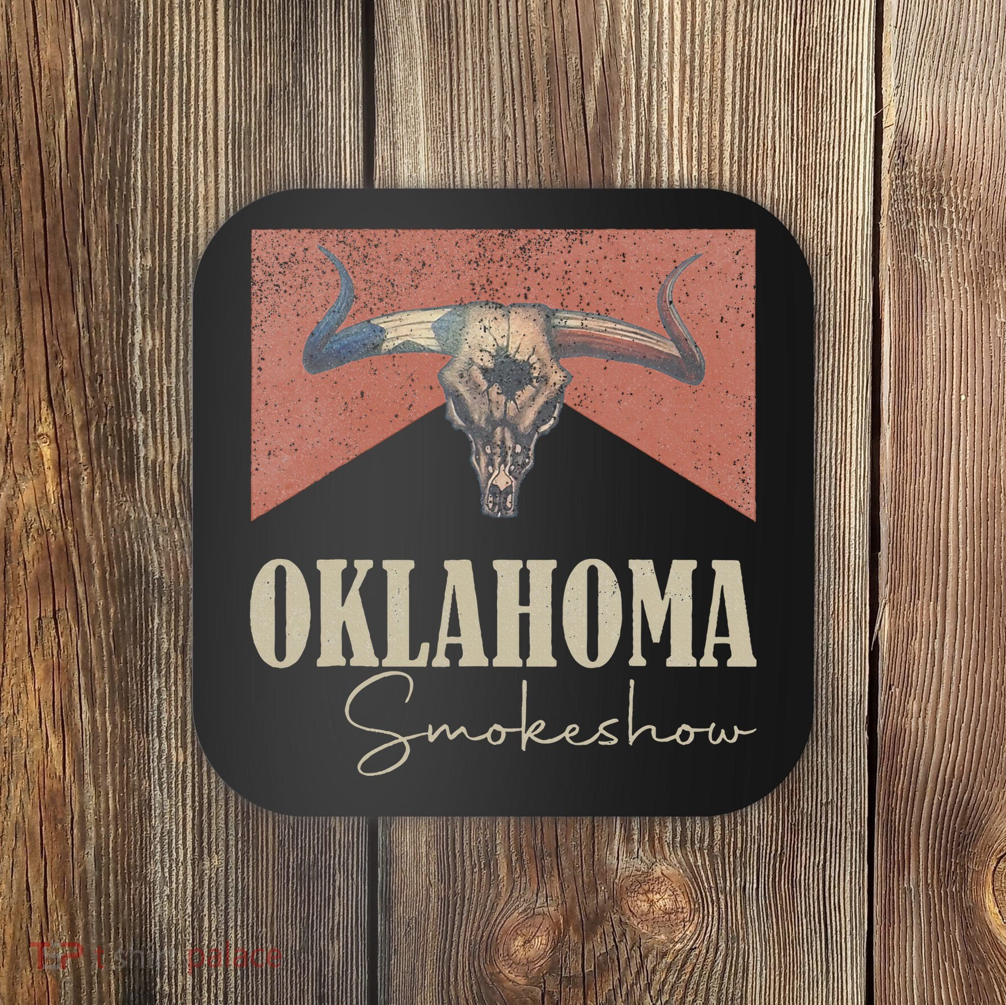 Retro Oklahoma Smokeshow Western Coaster