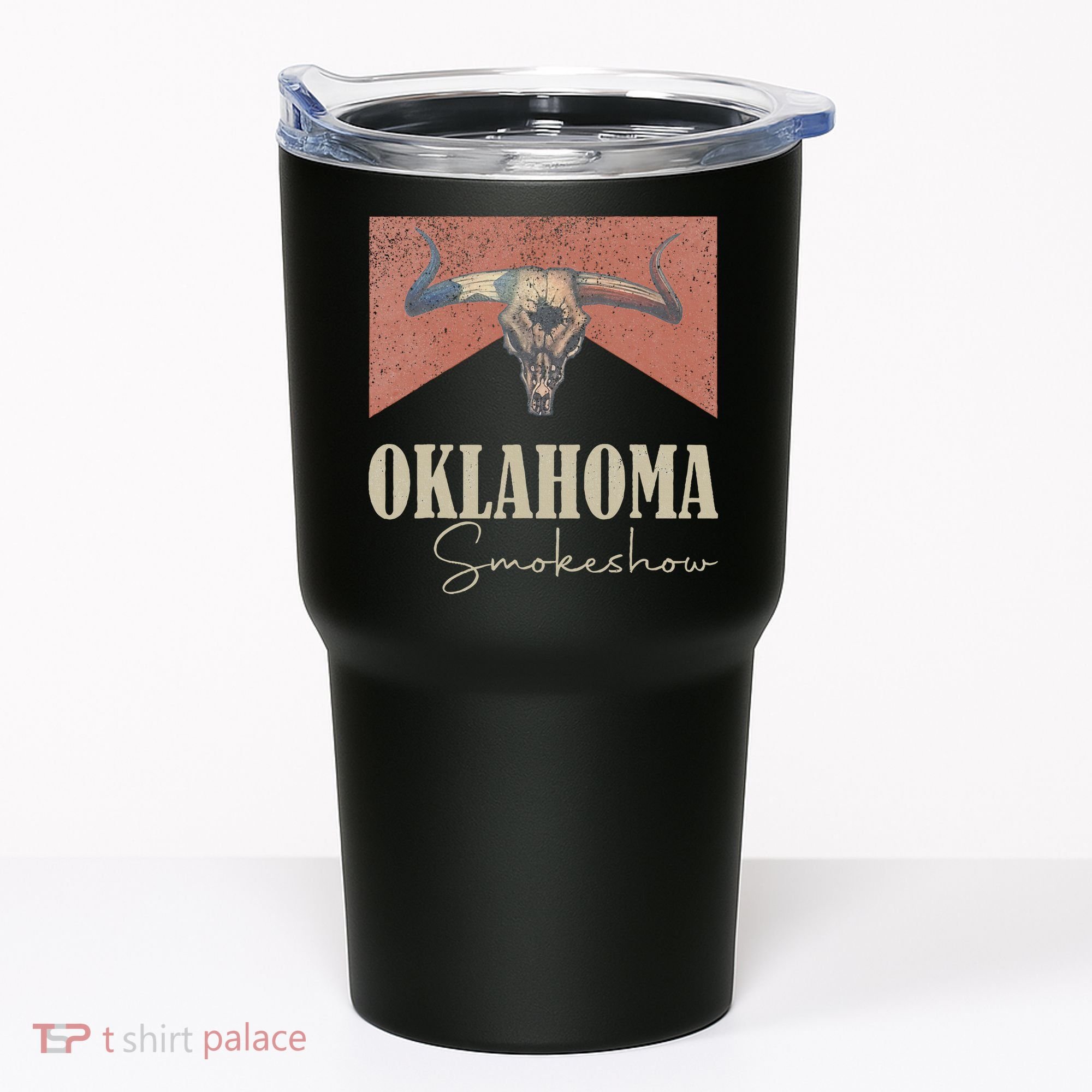 Retro Oklahoma Smokeshow Western Tumbler