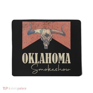 Retro Oklahoma Smokeshow Western Mousepad