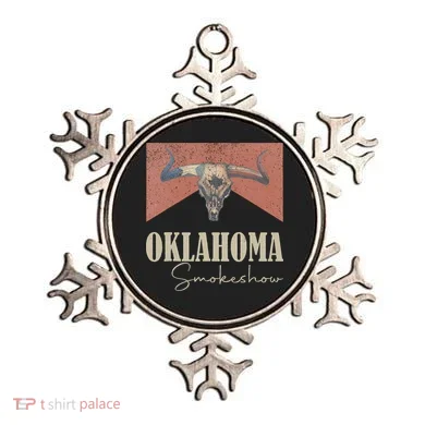Retro Oklahoma Smokeshow Western Ornament