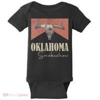 Retro Oklahoma Smokeshow Western Baby Bodysuit thumb 0