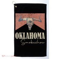 Retro Oklahoma Smokeshow Western Golf Towel thumb 0