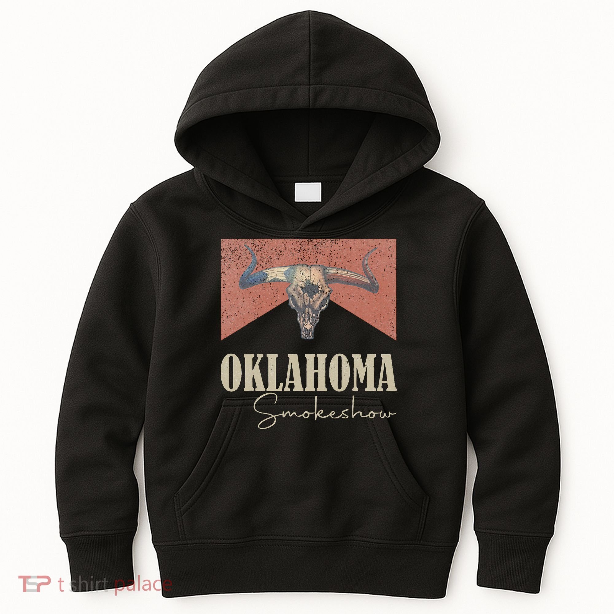 Retro Oklahoma Smokeshow Western Kids Hoodie