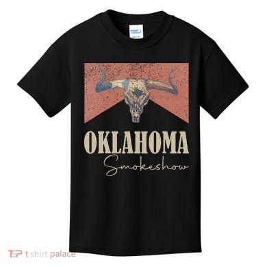 Retro Oklahoma Smokeshow Western Kids T-Shirt
