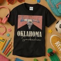 Retro Oklahoma Smokeshow Western Kids T-Shirt thumb 3