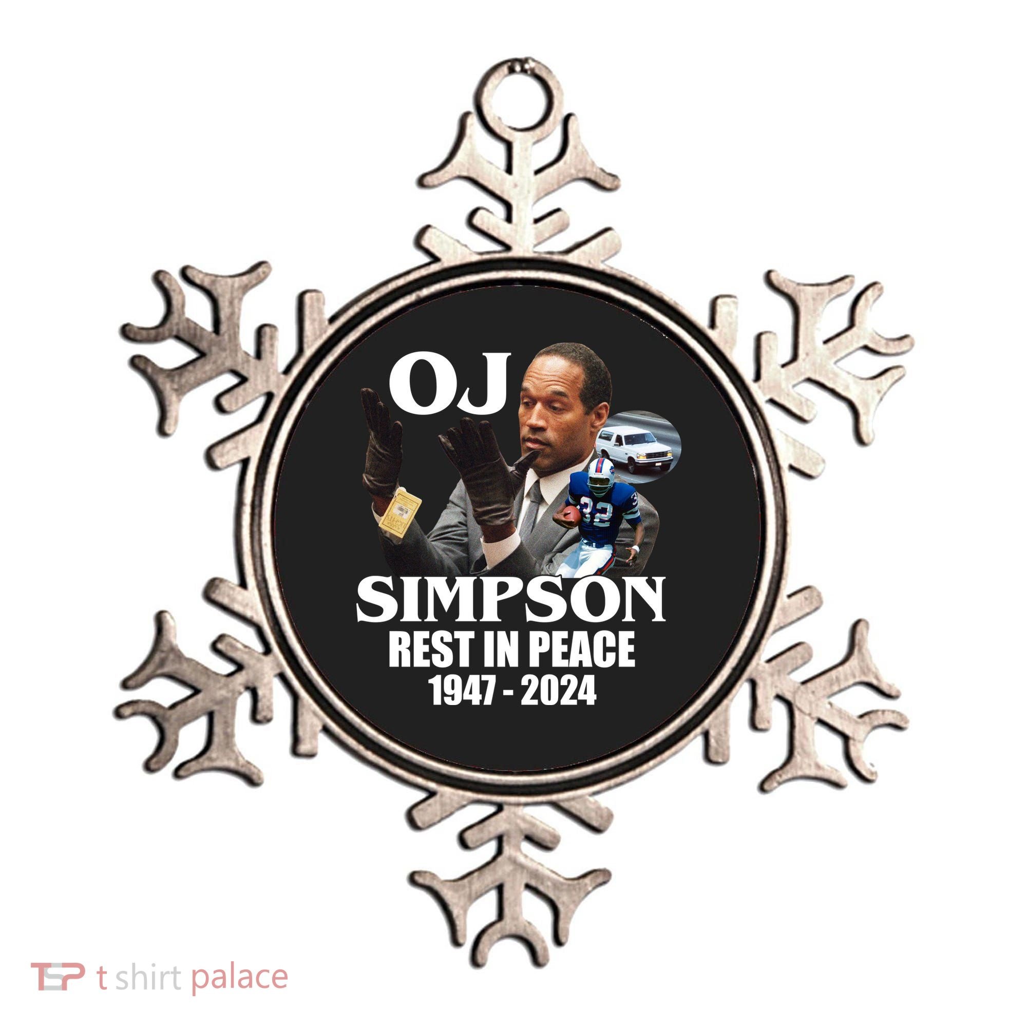 Rip Oj Simpson 1947 2024 Ornament