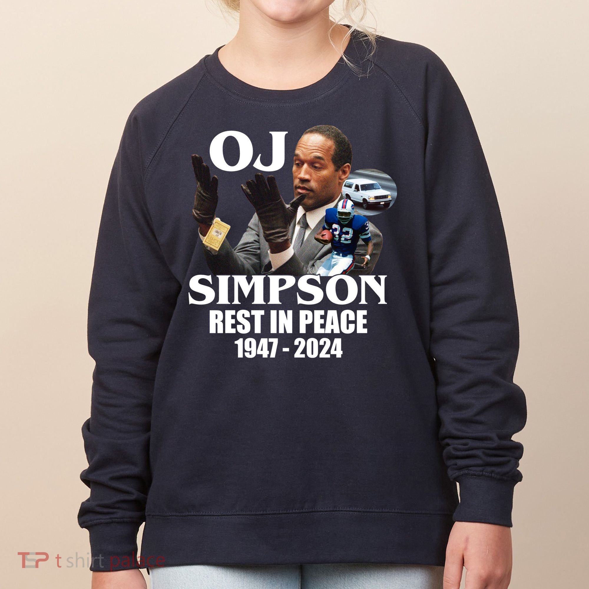 Rip Oj Simpson 1947 2024 Women's Sweatshirt