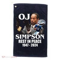 Rip Oj Simpson 1947 2024 Golf Towel thumb 0
