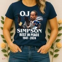 Rip Oj Simpson 1947 2024 Women's T-Shirt thumb 2