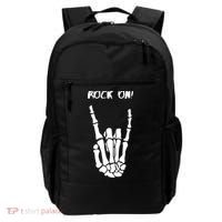 Rock On Skeleton Rock And Roll Halloween Costume Idea Backpack thumb 0
