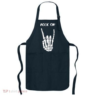 Rock On Skeleton Rock And Roll Halloween Costume Idea Apron