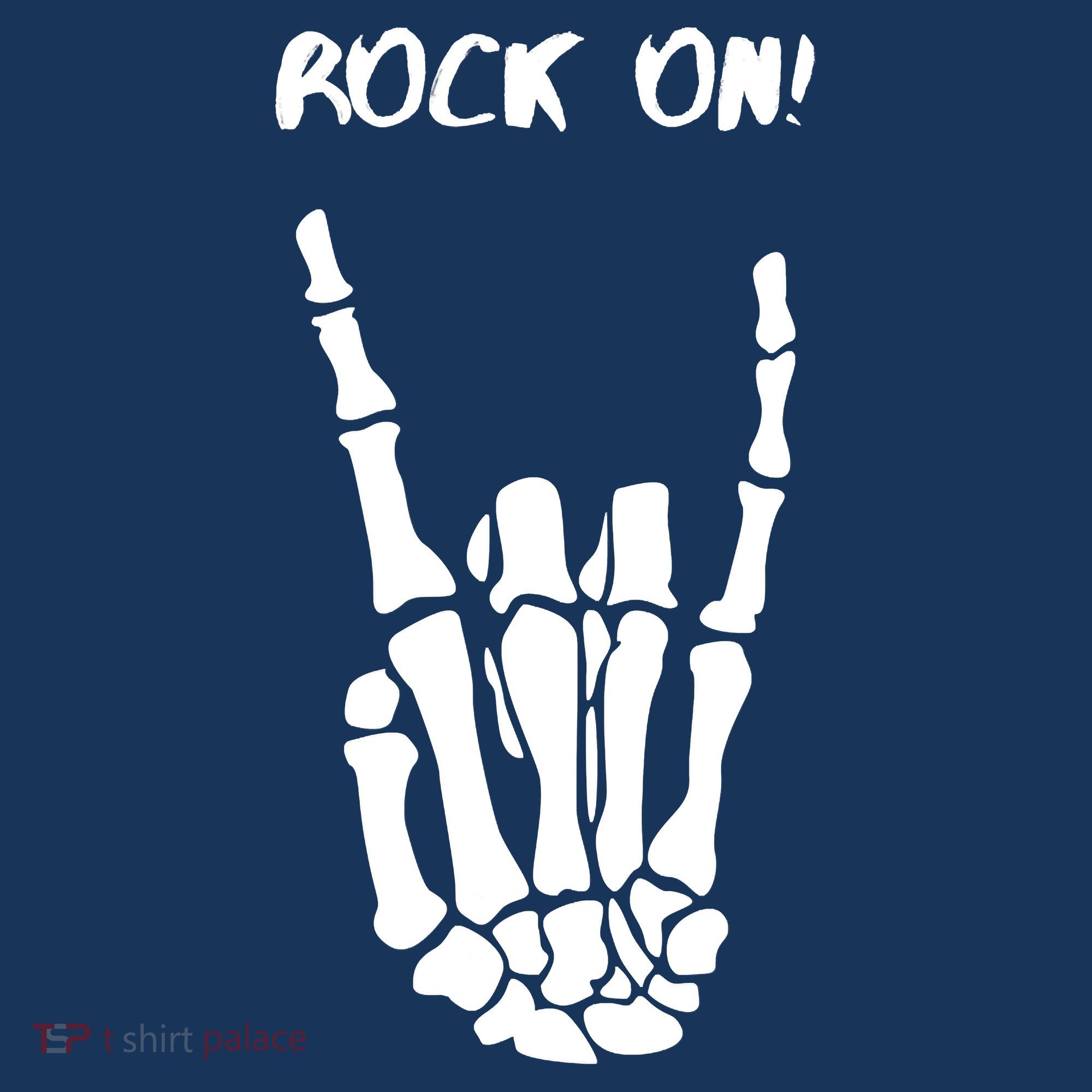 Rock On Skeleton Rock And Roll Halloween Costume Idea Women's Tank Top