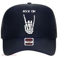 Rock On Skeleton Rock And Roll Halloween Costume Idea Hat thumb 0