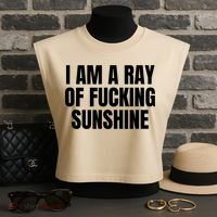 Ray Of Sunshine Garment-Dyed Women's Muscle Tee thumb 3