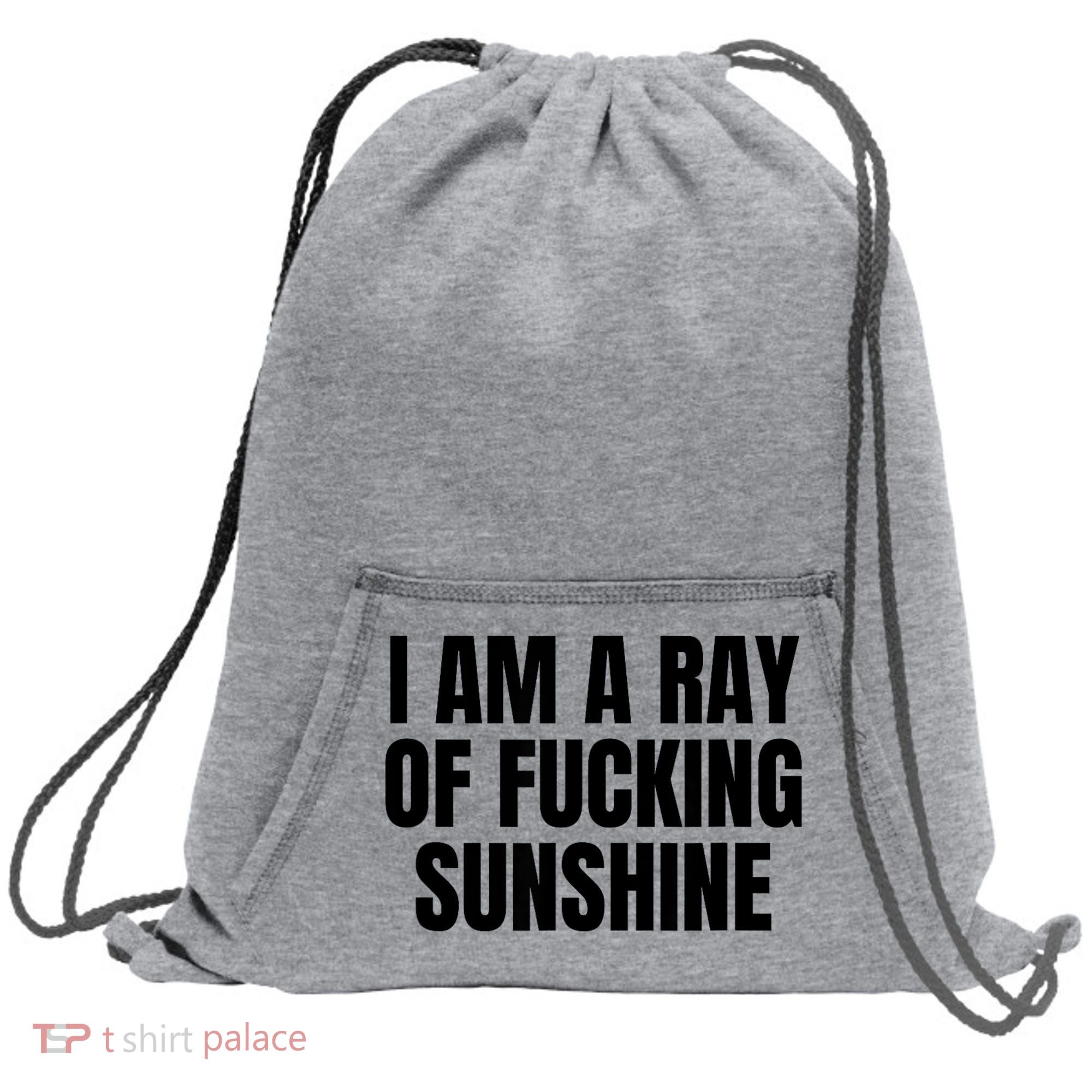 Ray Of Sunshine Sweatshirt Cinch Pack Bag