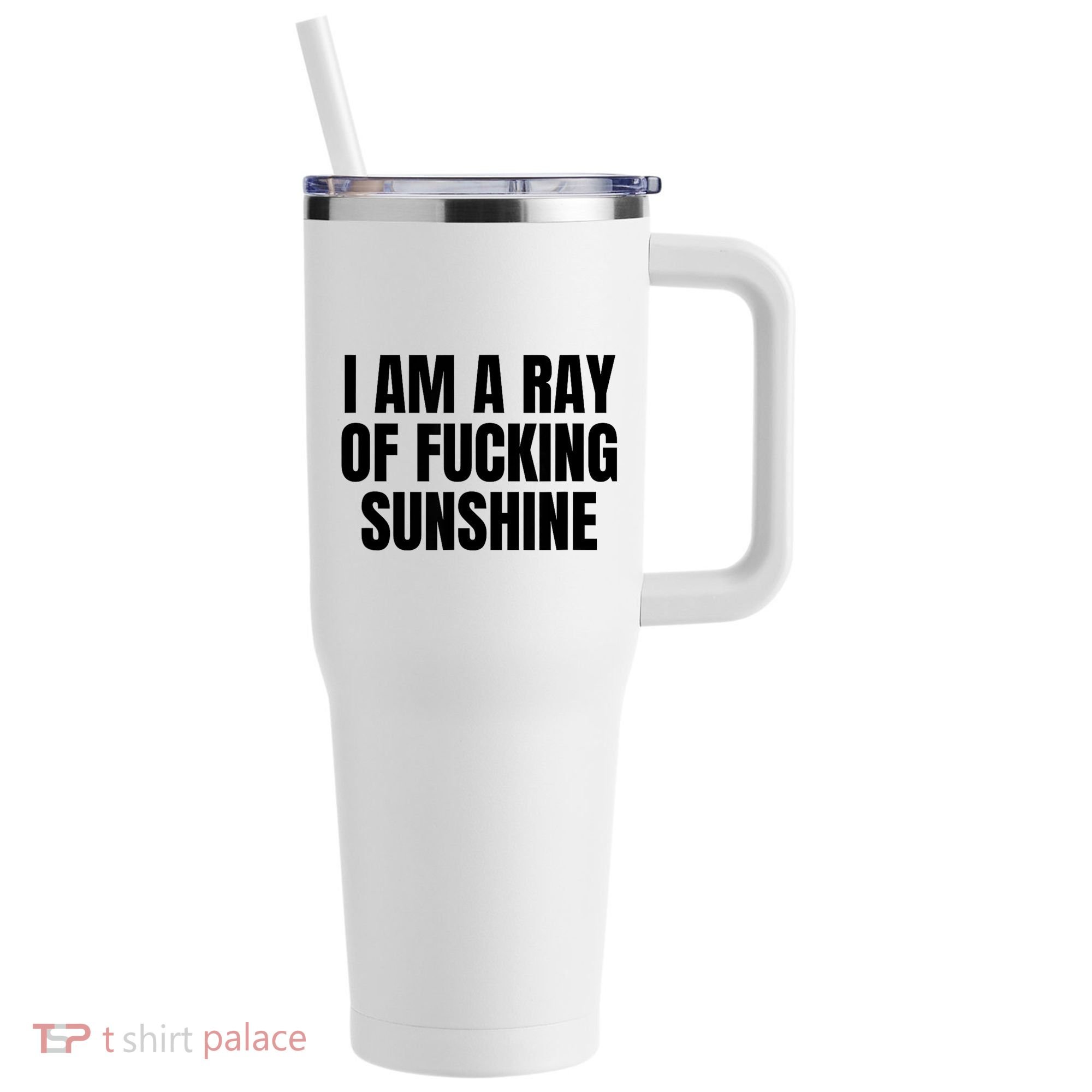 Ray Of Sunshine 40oz Vacuum Insulated Stainless Steel Travel Tumbler