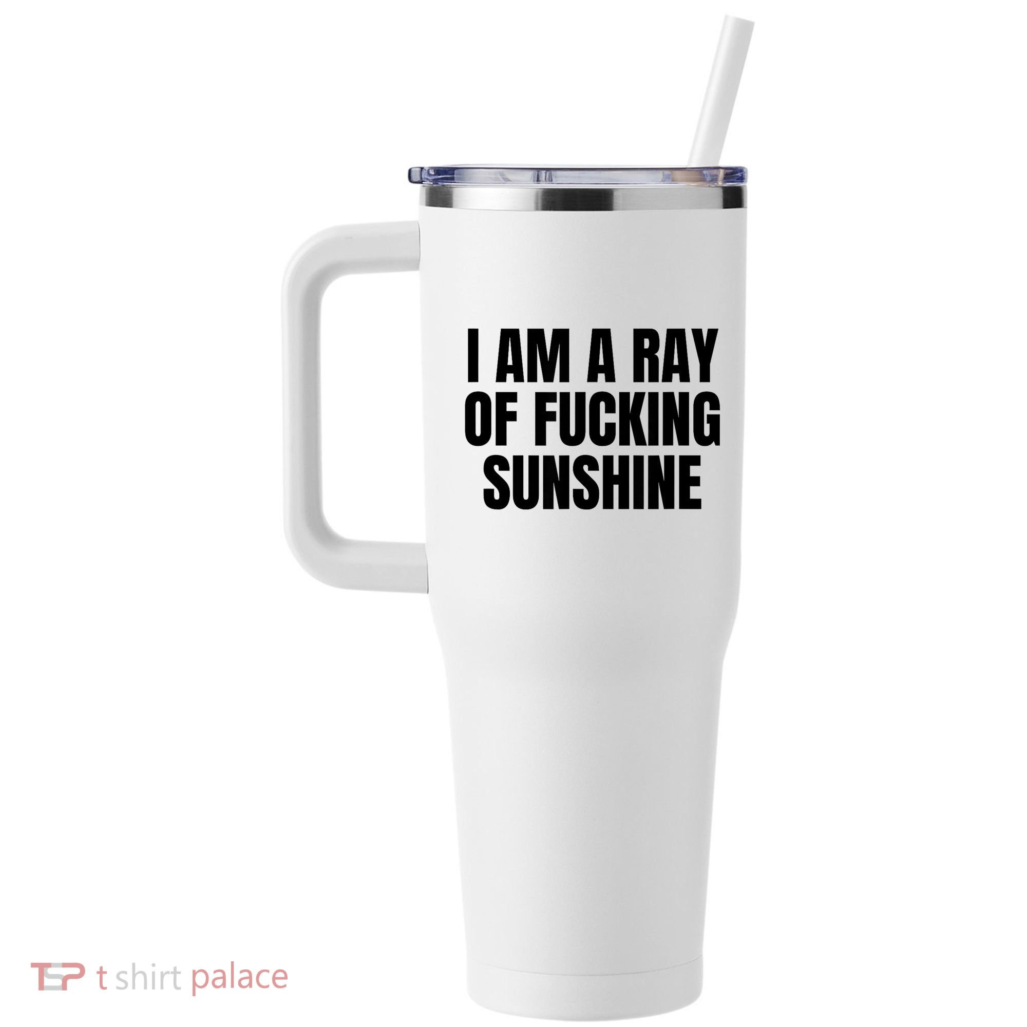 Ray Of Sunshine 40oz Vacuum Insulated Stainless Steel Travel Tumbler
