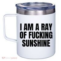 Ray Of Sunshine 12oz Stainless Steel Coffee Mug thumb 2