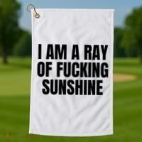 Ray Of Sunshine Golf Towel thumb 1