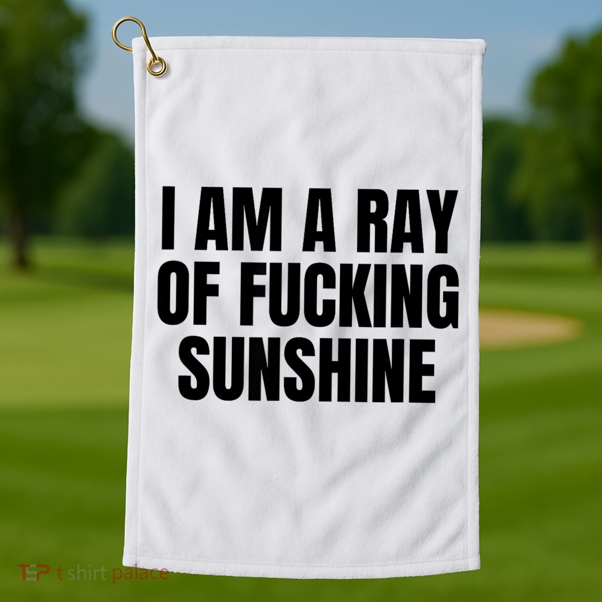 Ray Of Sunshine Golf Towel