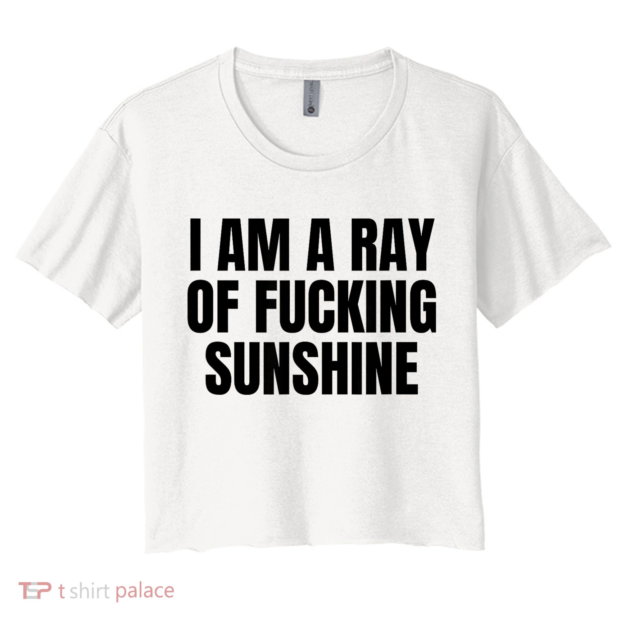 Ray Of Sunshine Women's Crop Top Tee