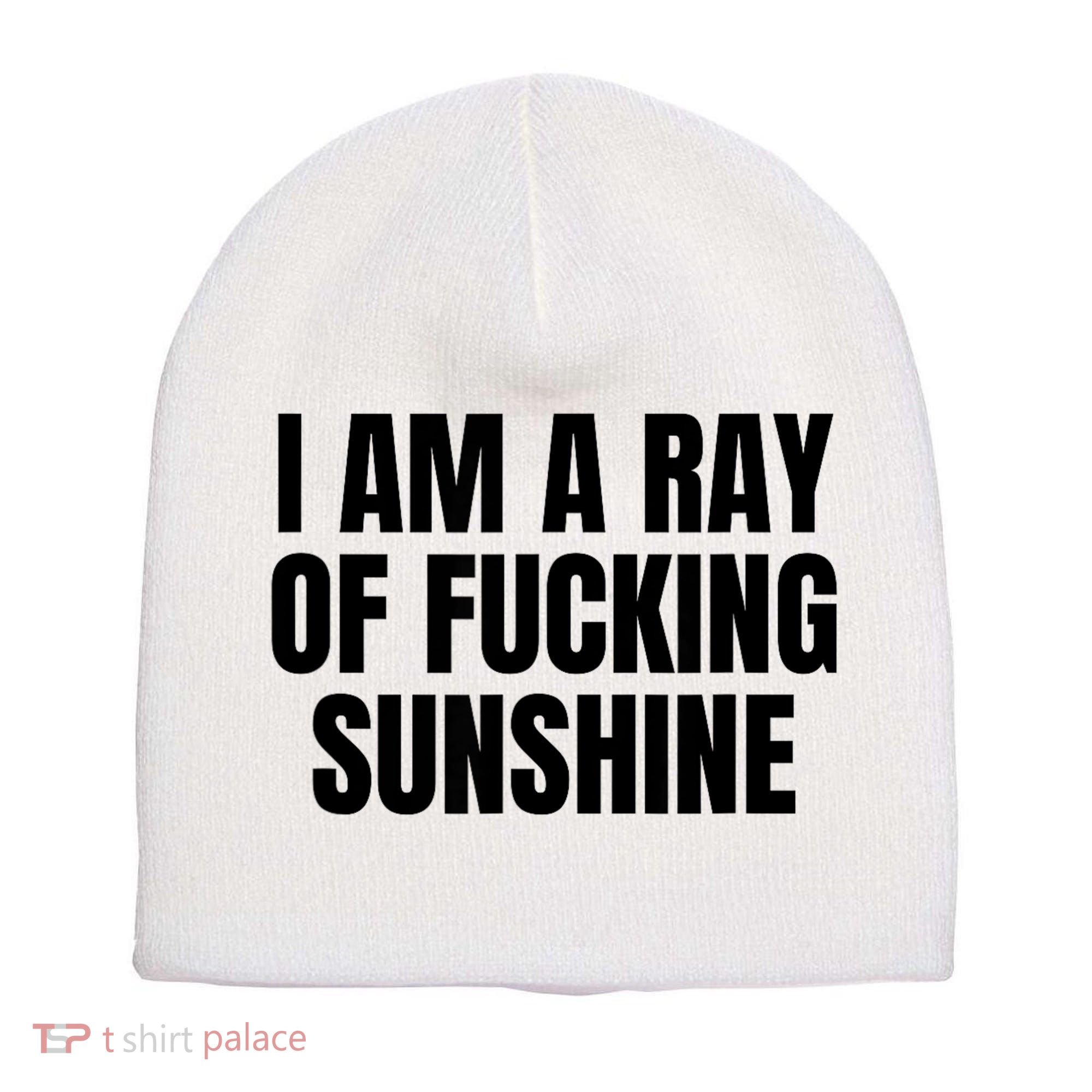 Ray Of Sunshine Short Acrylic Beanie