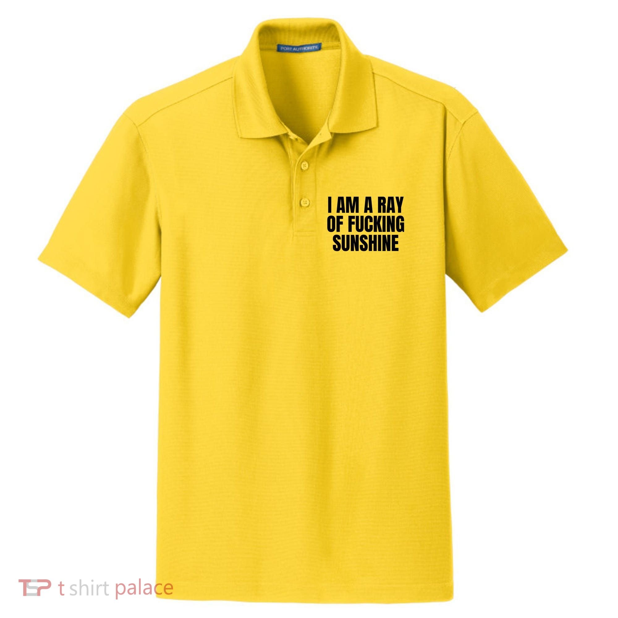 Ray Of Sunshine Dry Zone Grid Polo