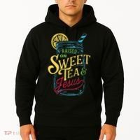 Raised On Sweet Tea & Jesus Southern Pride Iced Tea Hoodie thumb 2