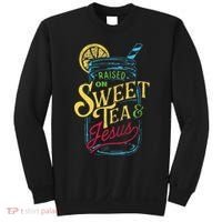 Raised On Sweet Tea & Jesus Southern Pride Iced Tea Sweatshirt thumb 0