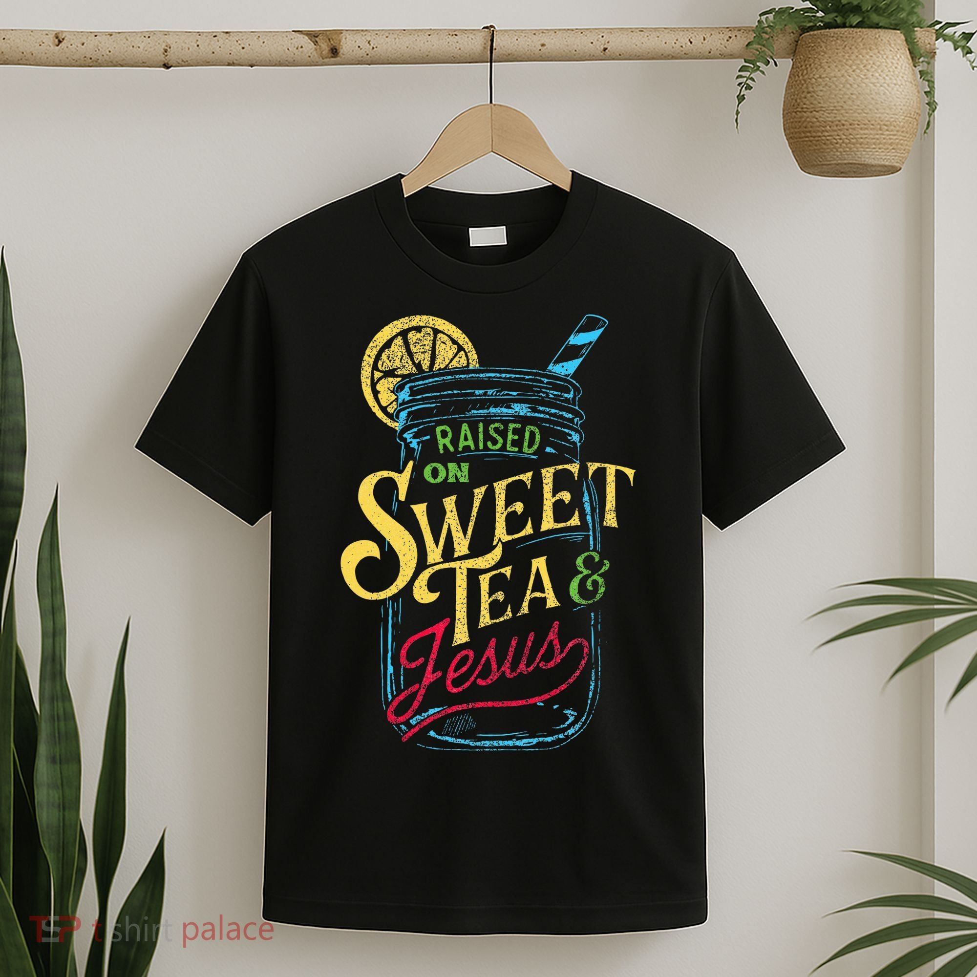 Raised On Sweet Tea & Jesus Southern Pride Iced Tea T-Shirt