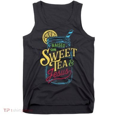 Raised On Sweet Tea & Jesus Southern Pride Iced Tea Tank Top