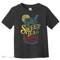 Raised On Sweet Tea & Jesus Southern Pride Iced Tea Toddler T-Shirt thumb 0