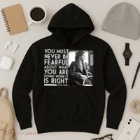 Rosa Parks Never be Fearful Black History Hoodie thumb 3