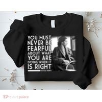 Rosa Parks Never be Fearful Black History Sweatshirt thumb 2