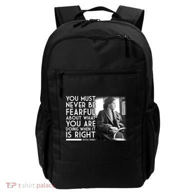 Rosa Parks Never be Fearful Black History Backpack
