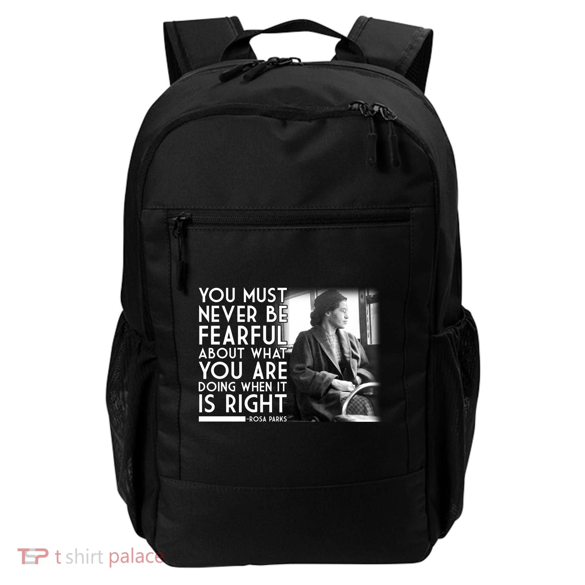 Rosa Parks Never be Fearful Black History Backpack
