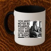 Rosa Parks Never be Fearful Black History Coffee Mug thumb 2