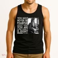 Rosa Parks Never be Fearful Black History Tank Top thumb 3