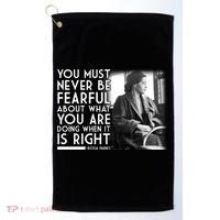 Rosa Parks Never be Fearful Black History Golf Towel thumb 0